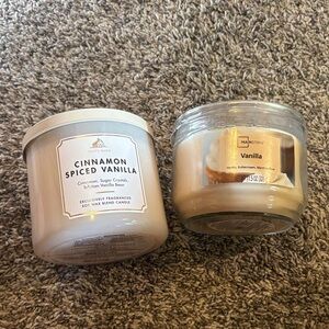 White Barn Cinnamon Spiced Vanilla Candle - Cream